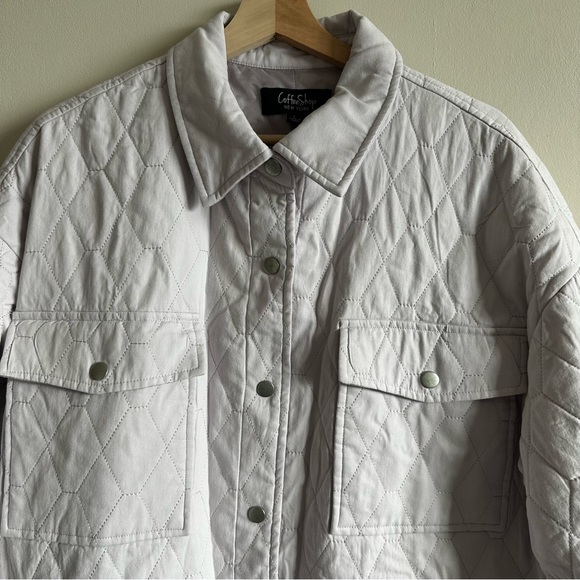 CoffeeShop New York Quilted Cotton Jacket - Picture 3 of 9
